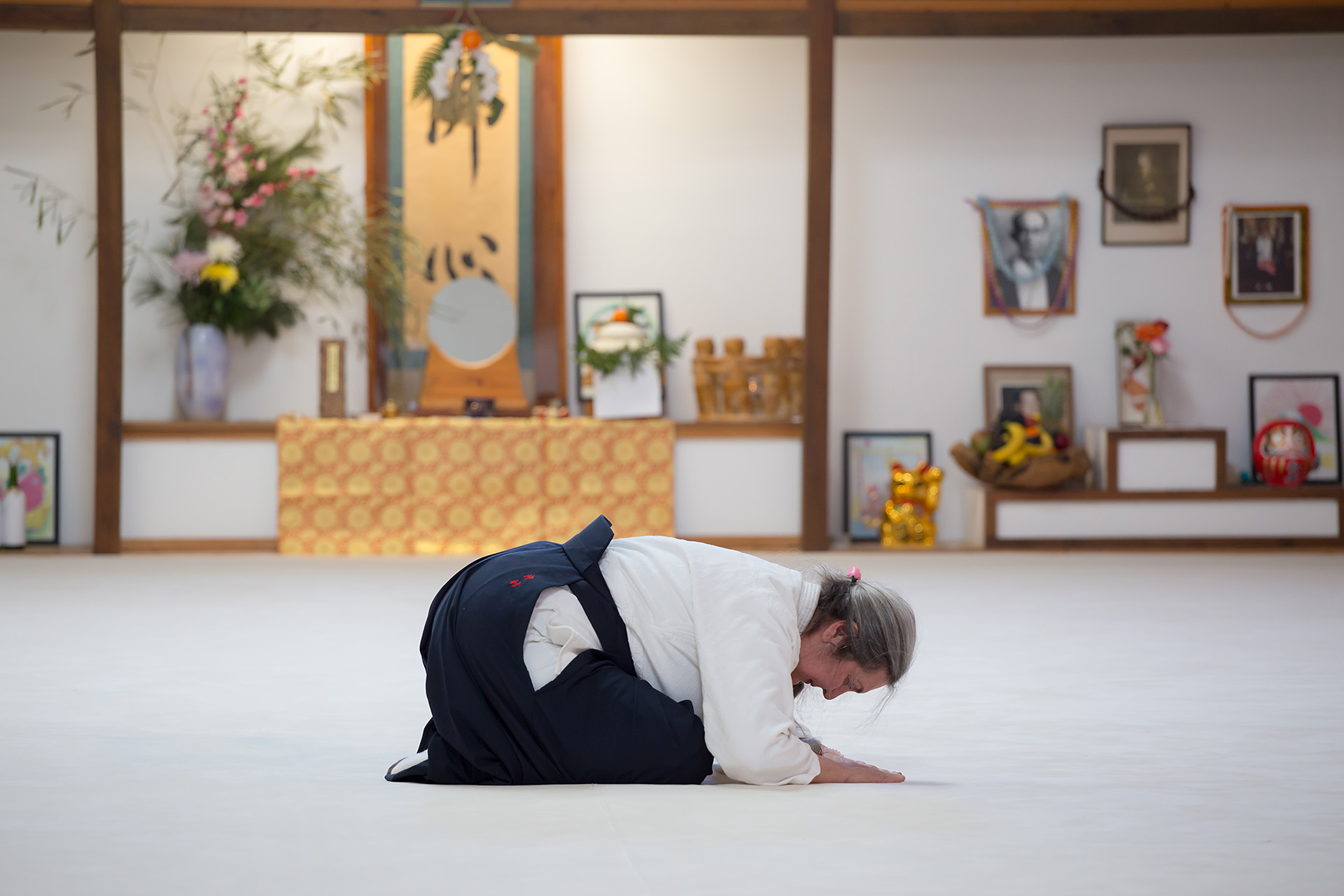 Sensei bowing